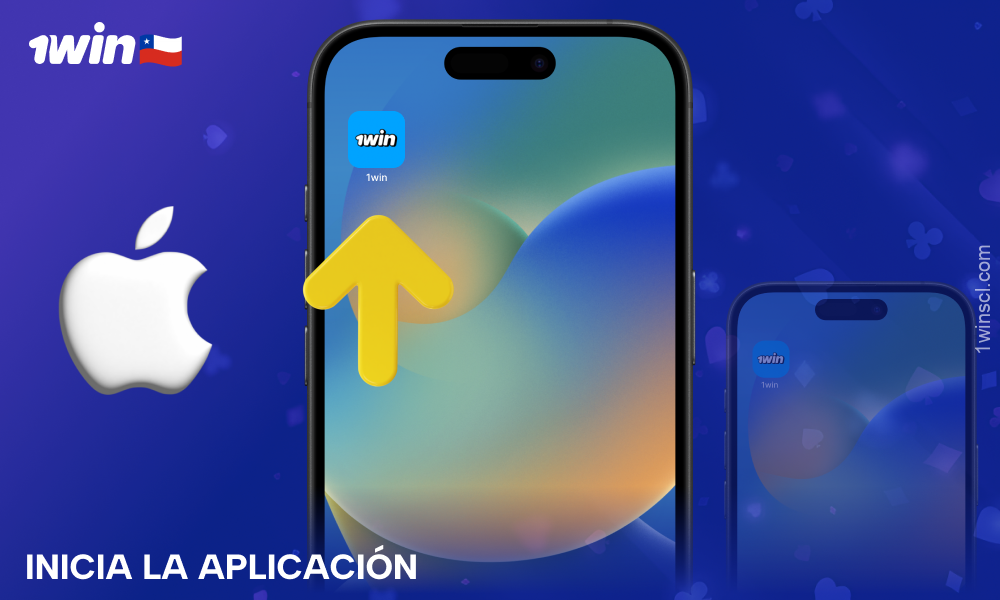 Abre la app de 1Win Chile para iOS y empieza a jugar a juegos de casino y a apostar en deportes