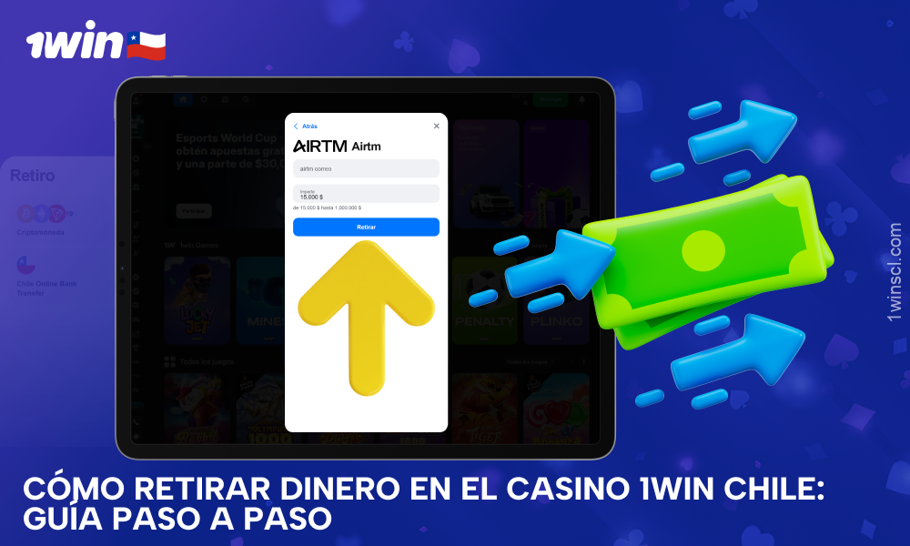 Para retirar dinero de 1win Chile, los jugadores deben seleccionar «Retirar fondos», especificar el método y el importe y confirmar la solicitud